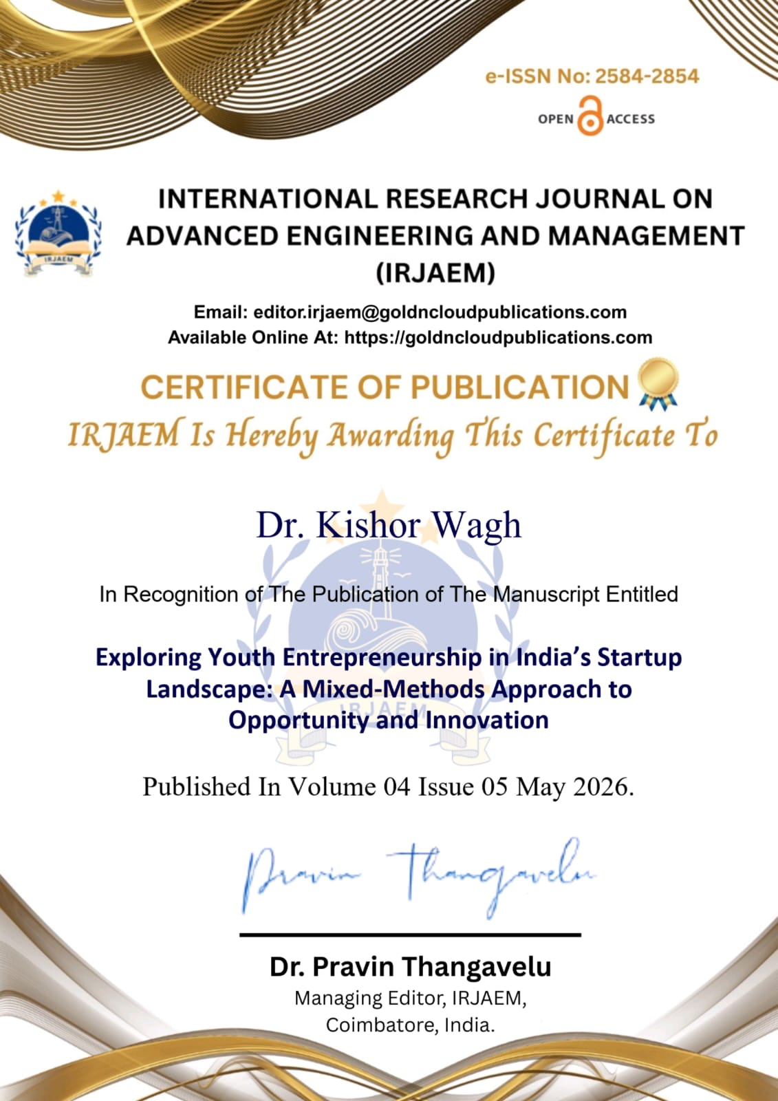 Certificate 3